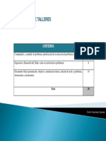 Criterios de Evaluación de Talleres PDF