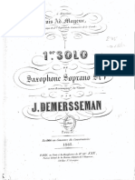 Premier Solo Demersseman saxophone