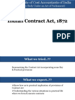 Indian Contract Act, 1872: (Statutory Body Under An Act of Parliament)