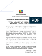 Defensa Civil Entrega Ayuda Humanitaria a Población Afectada Por Las Heladas y Bajas Temperatura en Yauyos (1)