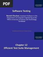 328 33 Powerpoint Slides 12 Efficient Test Suite Management Chapter 12