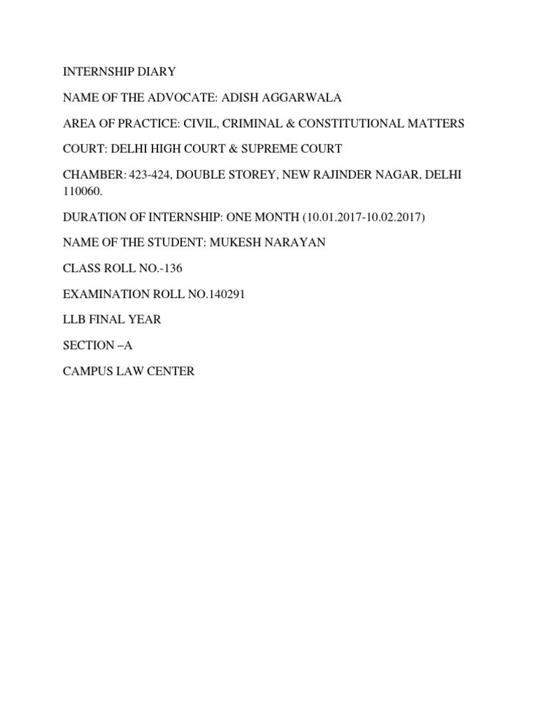 Moot Court DIARy  PDF  Lawsuit  Virtue