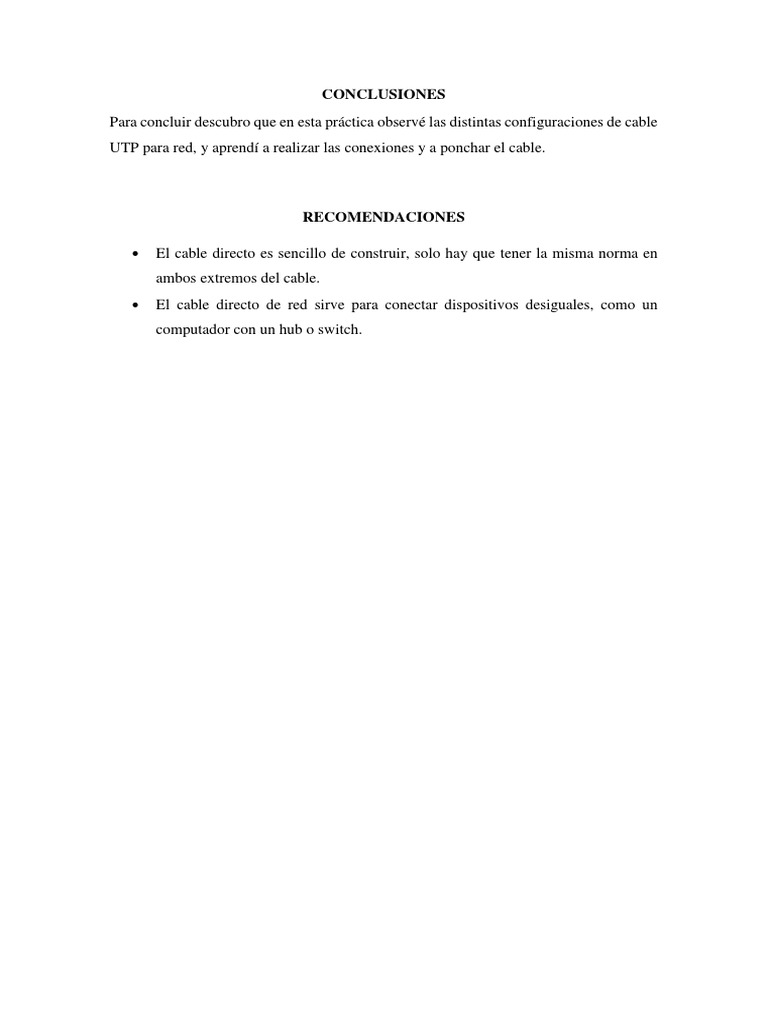 Conclusion Es | PDF | Ciencia y matemáticas | Tecnología