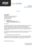 Senate B&P Letter Re AB 2546
