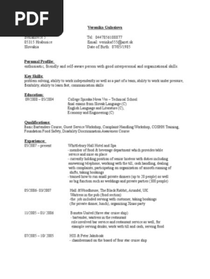 cv word