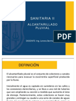 Clase 1 - Alcantarillado Pluvial PDF