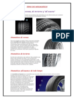 Tipos de Neumáticos Clasificacion