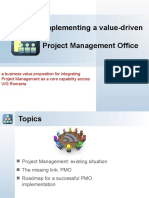 Implementing a Value-Driven PMO