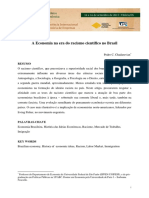 CHADAREVIAN, P. C. a Economia Na Era Do Racismo Científico No Brasil