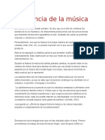 Influencia de La Música