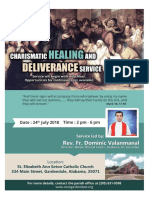 flyer for charismatic healing service flyer st