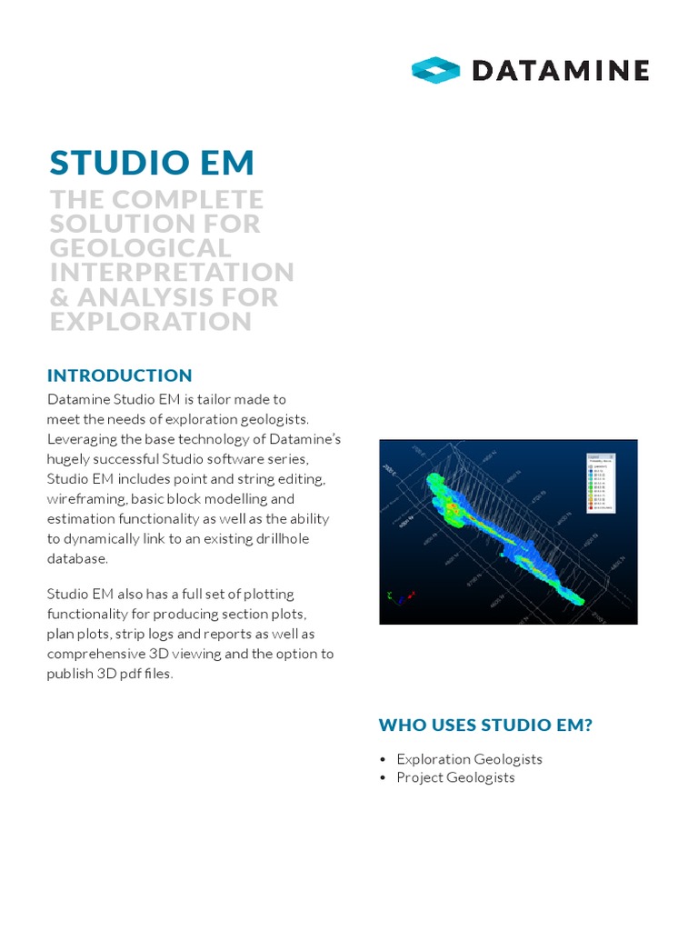 Studio EM Web | PDF | 3 D Computer Graphics | Geology