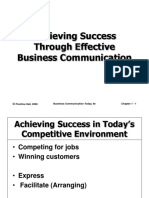 Achieving Success Through Effective Business Communication
