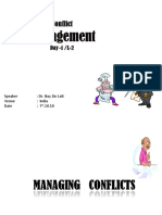 2. Conflict Management