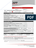 Ficha de Inscripción INCISPP