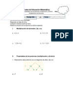 8º Evaluacion Potencias