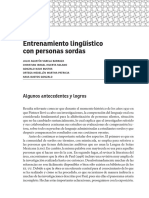 Entrenamiento Linguistico A Personas Sordas - Varela, Huerta, Nava y Ortega (2014)