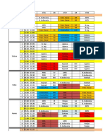 Pemetaan Jadwal 20182019