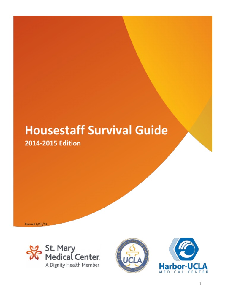St Mary Hosp Survival Guide 2014 2015 Doctor Of Medicine - 
