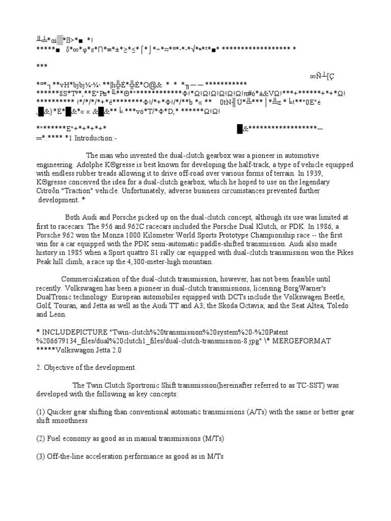 Twin Clutch Transmission PDF Manual Transmission Transmission