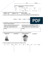 Ejercicios - Ecuaciones Quimicas