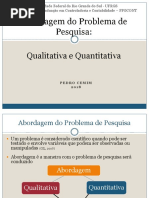 Abordagem Do Problema de Pesquisa