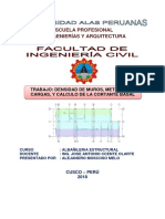 Informe Final de Albañileria Estructural PDF