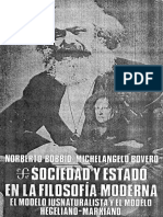 Bobbio Norberto Bovero Michelangelo Sociedad y Estado en La Filosofia Politica Moderna PDF