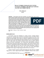 An Turbin Cross Flow Untuk Diaplikasikan Pada Sumber Air Dengan Tinggi Jatuh Dan Debit Kecil