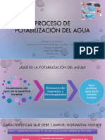 Proceso de Potabilización Del Agua