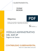 Modulo Contable Del Siaf - Registro de Gastos