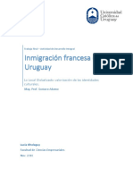 Inmigración Francesa en Uruguay - Lucía Oholeguy, Nov. 2016