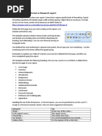 Formal Report Template