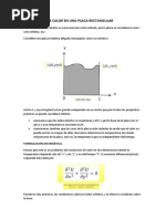 Conduccion de Calor en Una Placa Rectangular