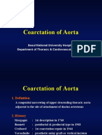 Coarctation of Aorta: Seoul National University Hospital Department of Thoracic & Cardiovascular Surgery
