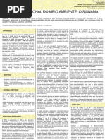 Poster Politica Nacional do Meio Ambiente - SISNAMA
