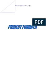 Calcul Zid de Sprijin Proiect Fundatatii