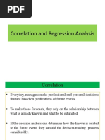 Correlation and Regression Analysis