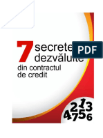 7 Secrete Dezvăluite Din Contractul de Credit