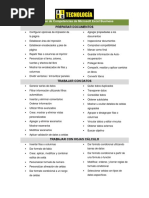 Estandar Testing Program de Excel - Business