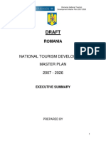 Romania National Tourism Master Plan Executive Summary