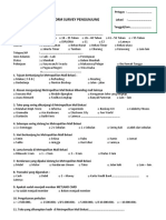 Form Survey Pengunjung - 2018