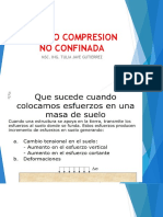 Ensayo Compresion No Confinada: Msc. Ing. Tulia Jave Gutierrez