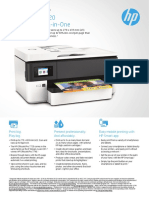 HP OfficeJet Pro 7720 Wide Format A3 All-in-One Colour Inkjet Printer