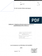 Empleo y Prestación de Servicios en La Administración Pública