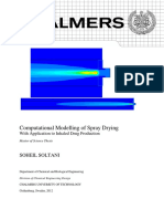 Computational Modelling of Spray Drying: Soheil Soltani