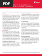 Tellabs 8800 Multi Service Router MSR Series Enabling New