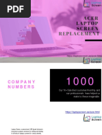 Acer Laptop Screen Replacement in Dubai