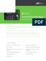 Terminal IP de Huella Digital: para Tiempo y Asistencia