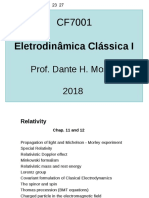 Eletrodinâmica Clássica I: Prof. Dante H. Mosca 2018